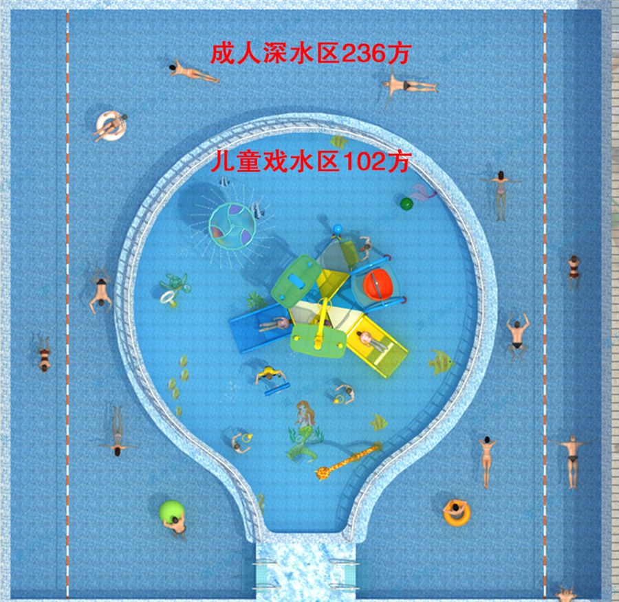 361平方室内水上乐园整体规划方案