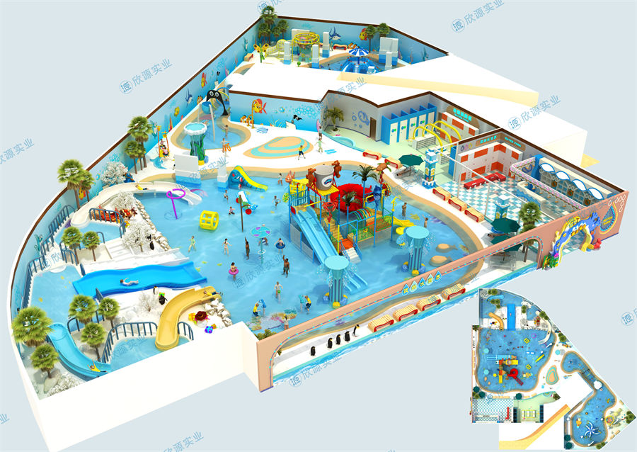 1800平方室内水上乐园规划方案