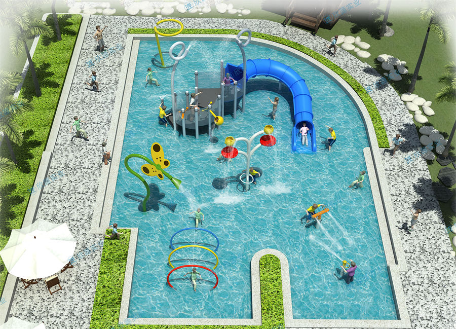 183平方温泉水上乐园规划方案