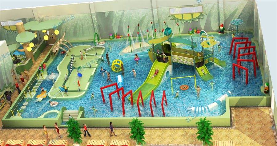 488平方室内水上乐园规划方案