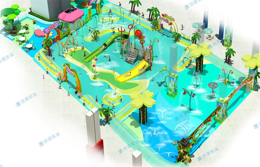800平方室内水上乐园规划方案
