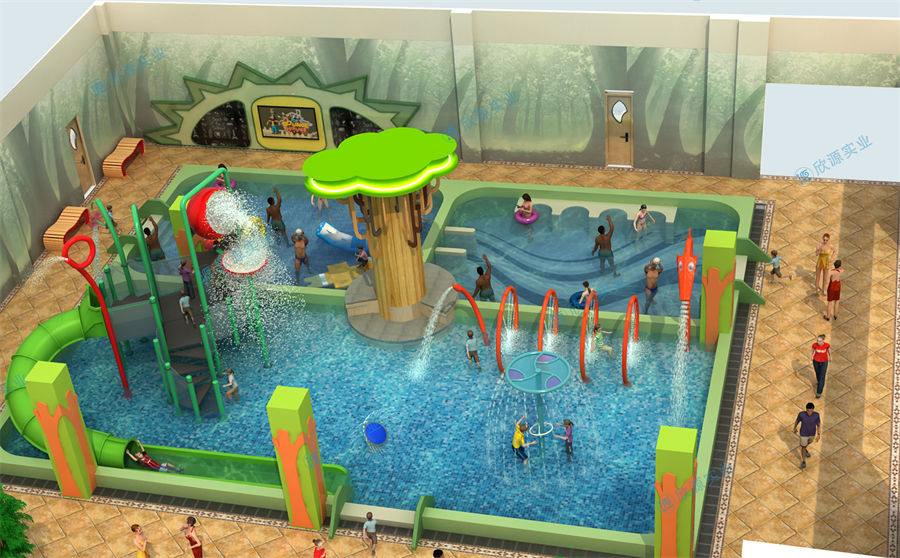 248平方室内水上乐园规划方案