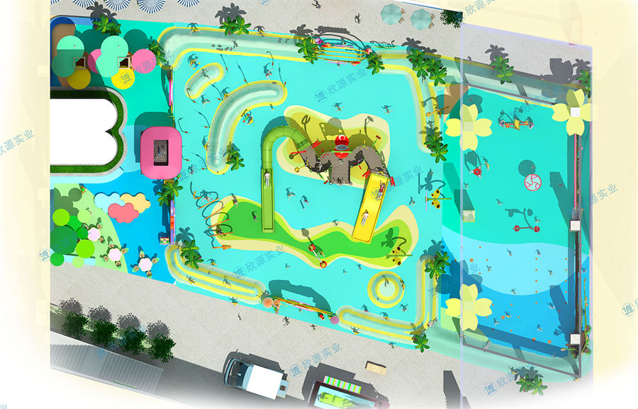 800平方室内水上乐园规划方案