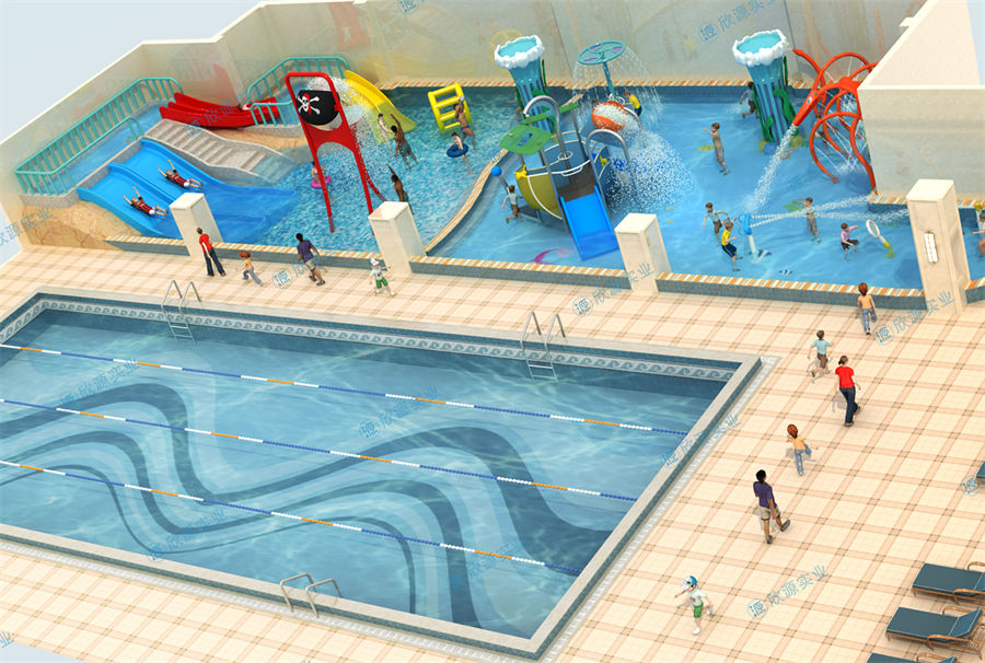 318平方室内水上乐园规划方案