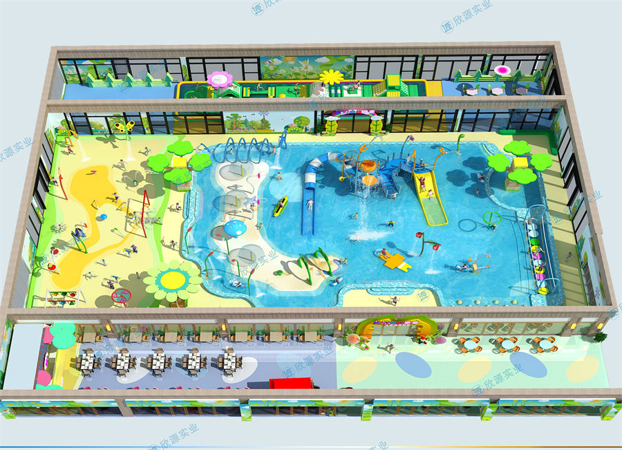 1000平方室内水上乐园规划方案