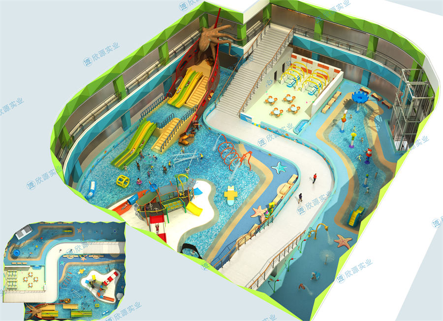 1200平方室内水上乐园规划方案