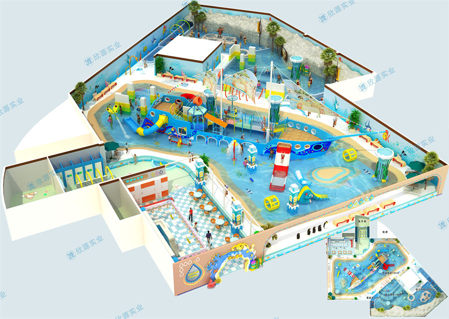 2000平方室内水上乐园规划方案