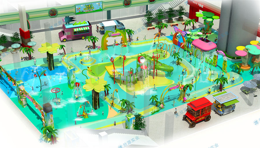 800平方室内水上乐园规划方案