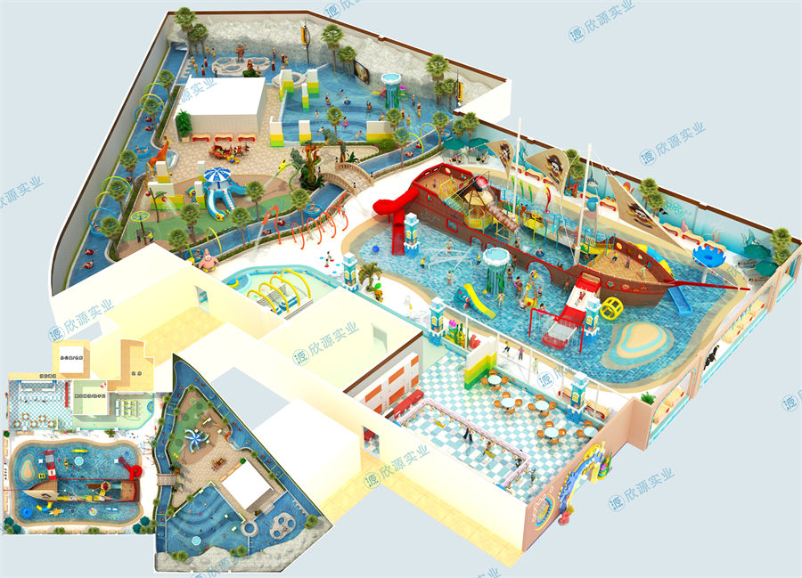 2500平方室内水上乐园规划方案