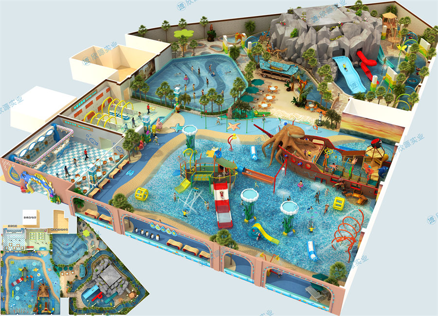 2750平方室内水上乐园规划方案