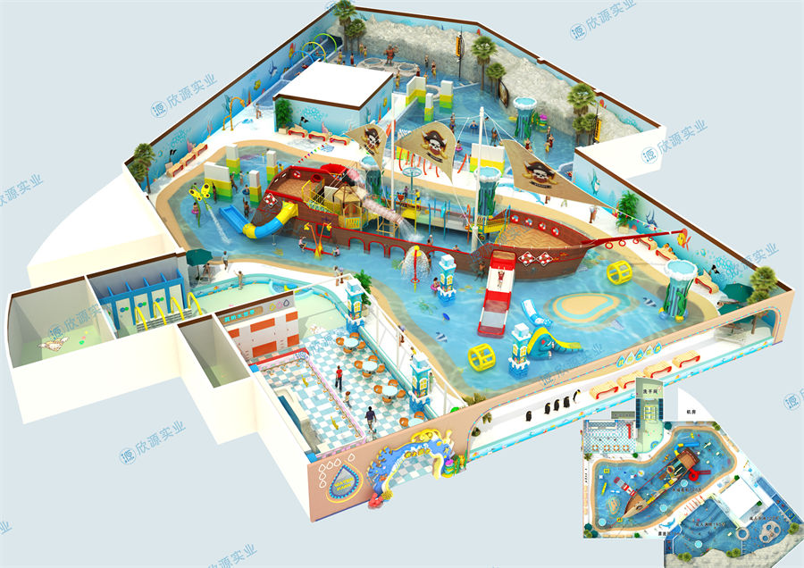 2000平方室内水上乐园规划方案