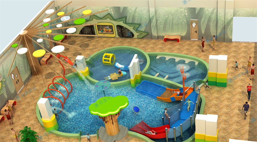 190平方室内水上乐园整体规划方案