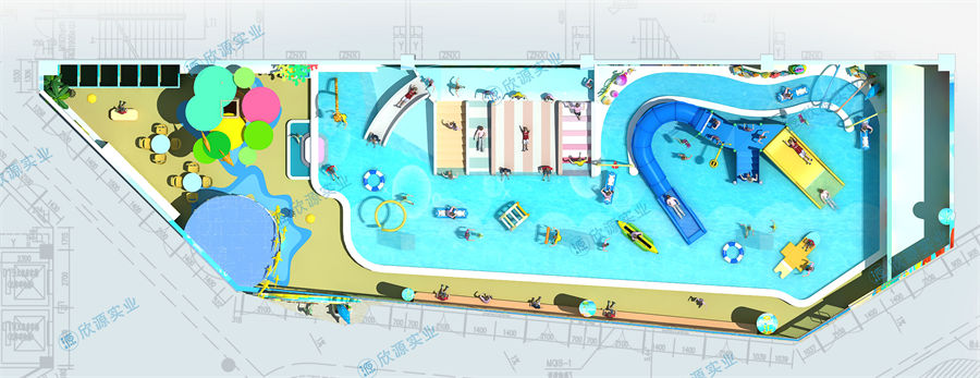​431平方室内水上乐园规划方案