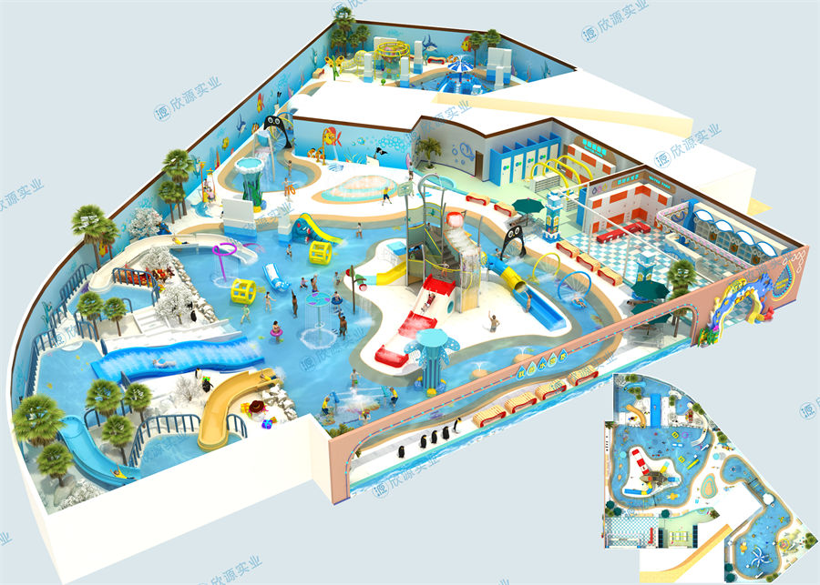 1800平方室内水上乐园规划方案
