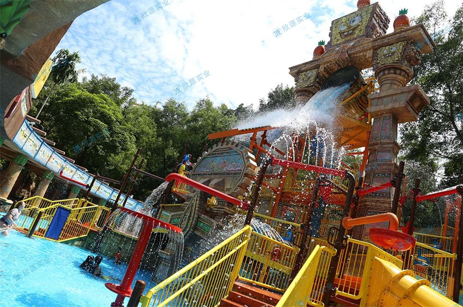 玛雅风情主题水寨水屋