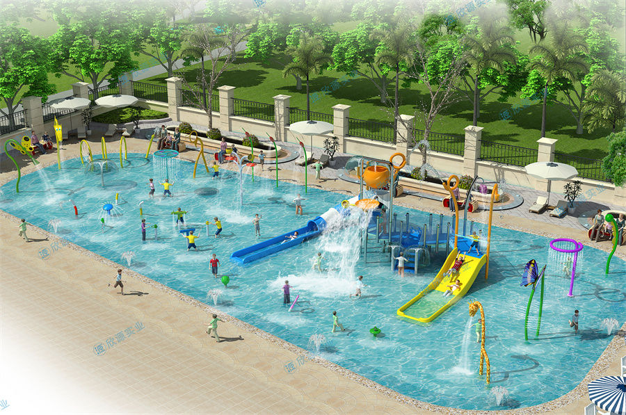 587平方室外水上乐园规划方案