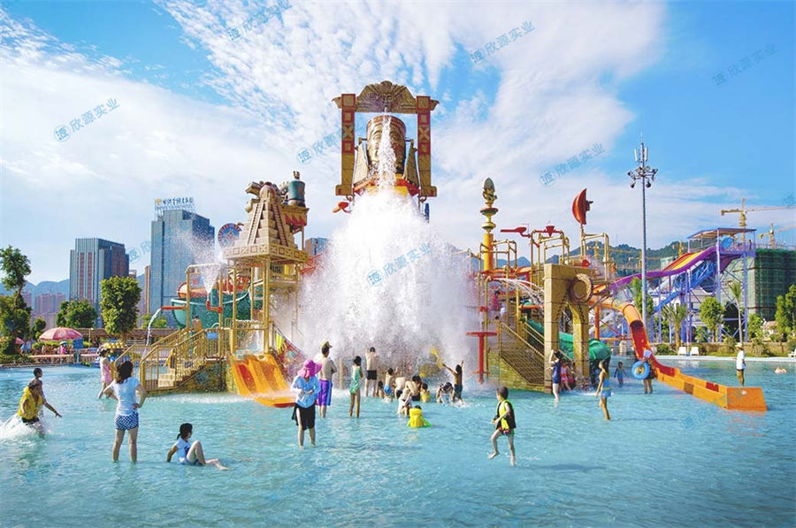 玛雅风情主题水寨水屋