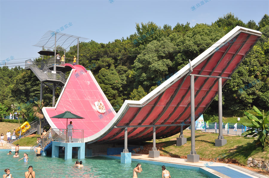 U型浪摆滑道水上乐园大型滑梯