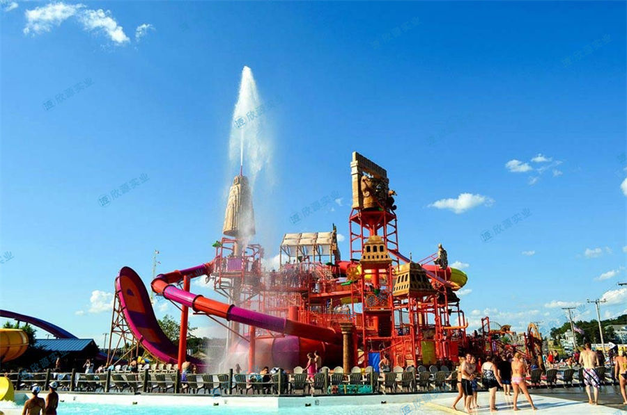 玛雅风情主题水寨水屋