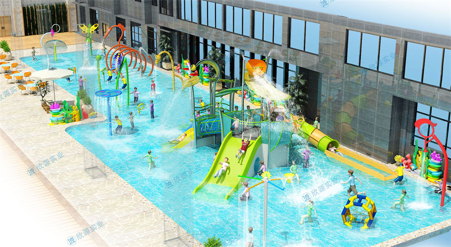 472平方温泉水上乐园规划方案