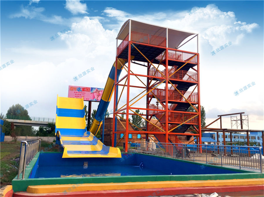 冲天回旋滑梯水上乐园大型滑梯