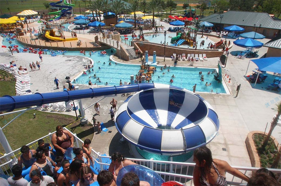 太空盘水上乐园大型滑梯