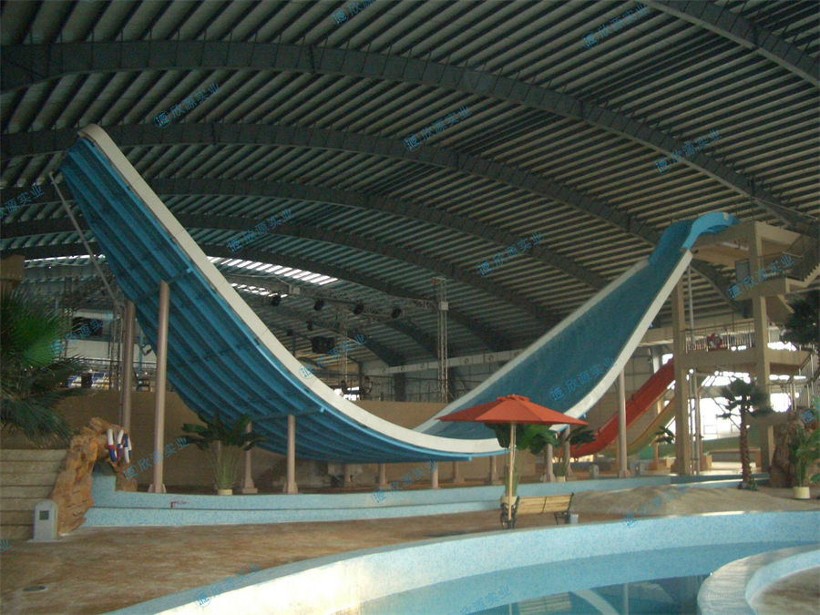 U型浪摆滑道水上乐园大型滑梯