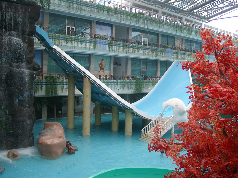 U型浪摆滑道水上乐园大型滑梯