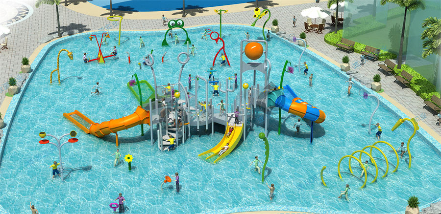 908平方室外水上乐园规划方案