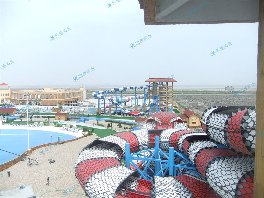 眼镜蛇滑道水上乐园大型滑梯