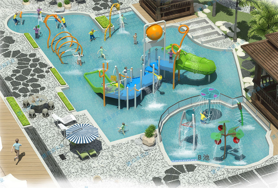 255平方温泉水上乐园规划方案