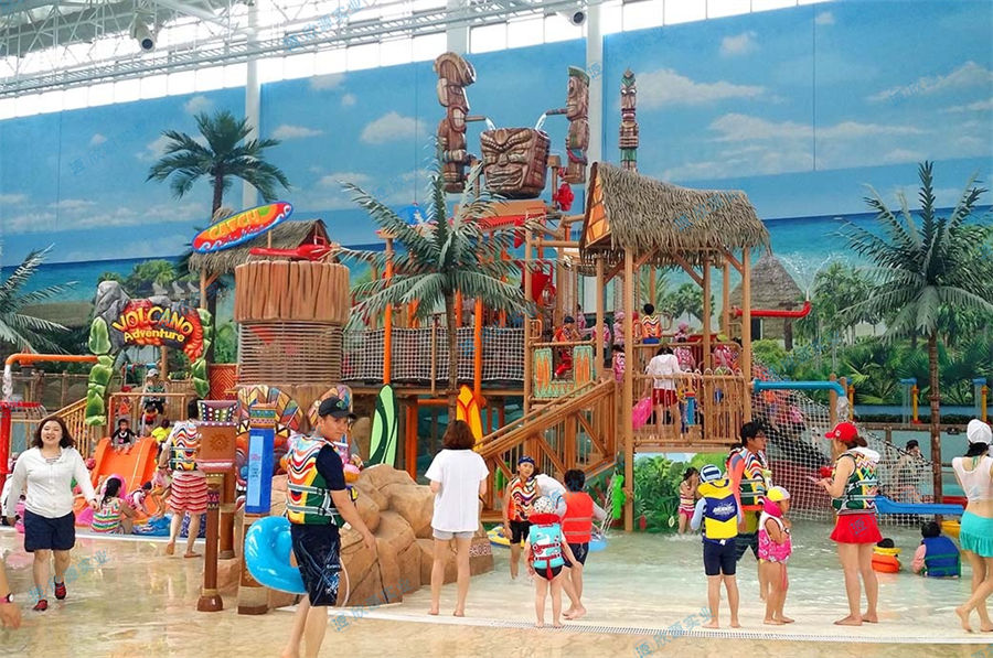 热带雨林主题水寨水屋