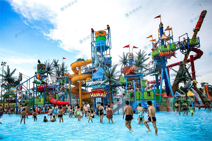 亚马逊风情主题水寨水屋