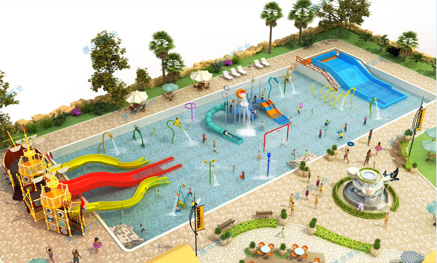 1000平方室外水上乐园规划方案