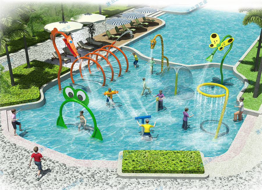 135平方室外水上乐园规划方案