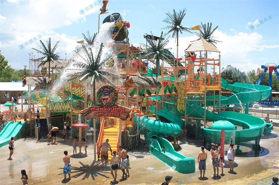 热带雨林主题水寨水屋