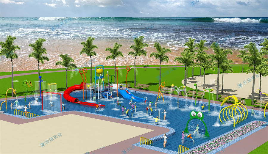 680平方室外水上乐园规划方案