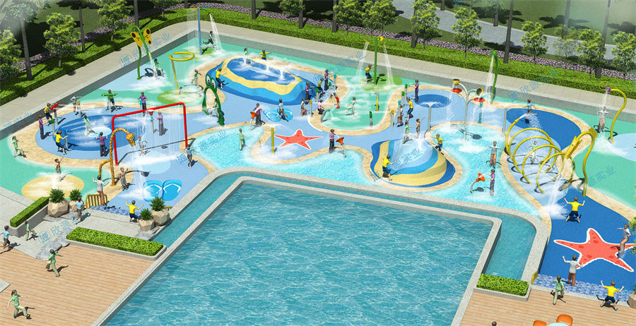 680平方室外水上乐园规划方案