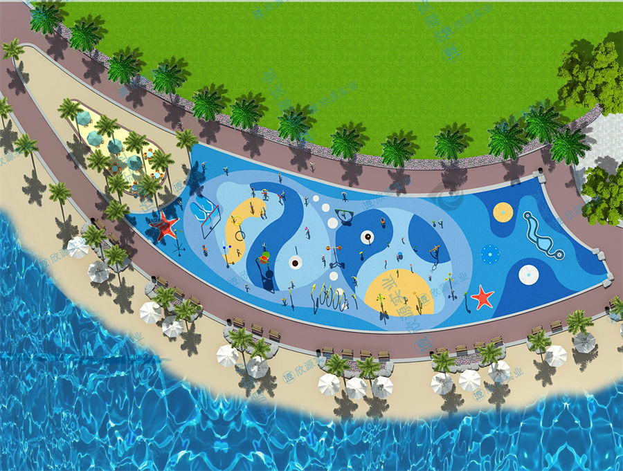 1200平方室外水上乐园规划方案