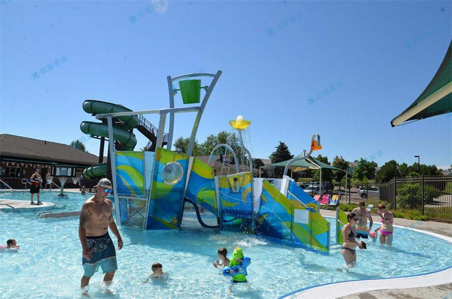 简约风格水上乐园水寨水屋