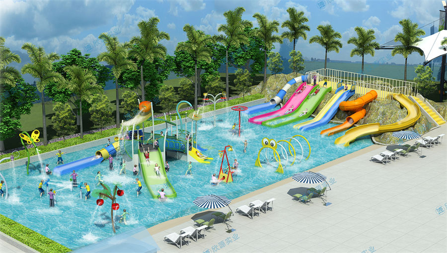 841平方室外水上乐园规划方案