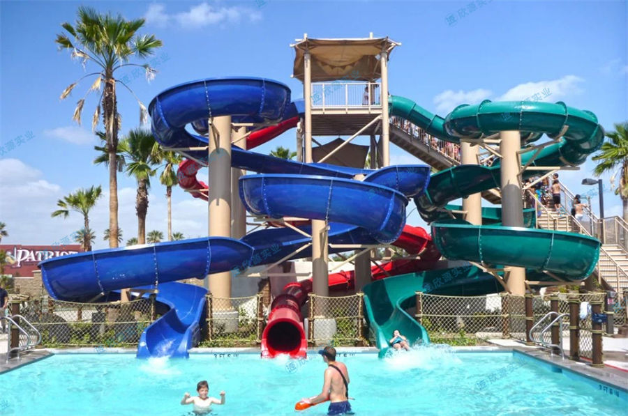 螺旋滑梯水上乐园大型滑梯