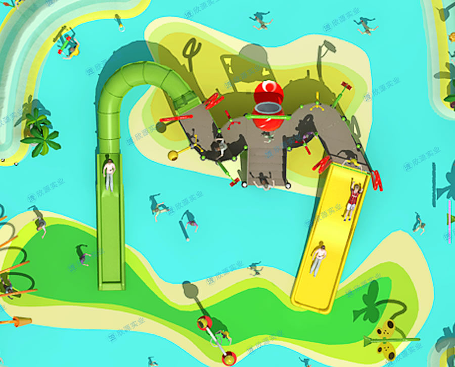 XY07-戏水屋滑梯